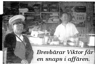 Viktor får en snaps.